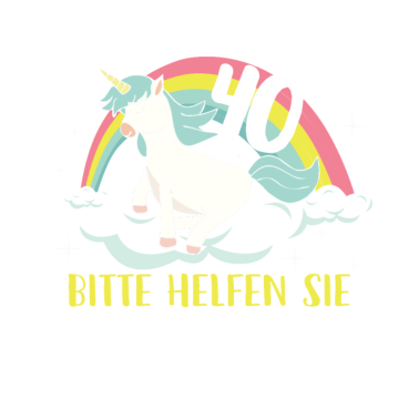 Motiv 40. Geburtstag Einhorn lustiger Spruch Geschenk