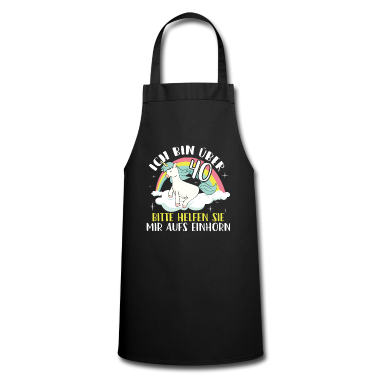 Einhörner Schürze - 40. Geburtstag Einhorn lustiger Spruch Geschenk