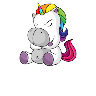 Motiv Einhorn - Mir egal ich bin ein Einhorn