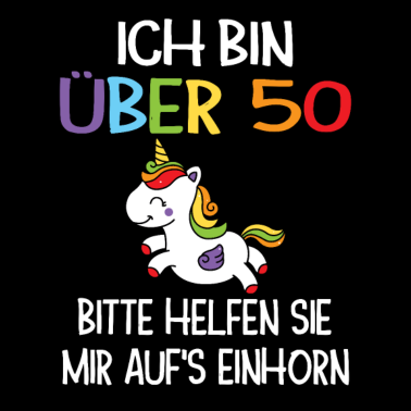 Motiv 50. Geburtstag Frau 50 Jahre Einhorn Geschenk