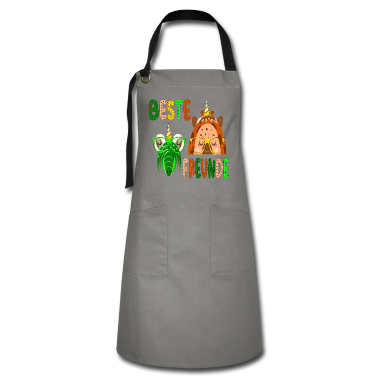 Einhörner Schürze - BESTE FREUNDE EINHORN KROKODIL GIRAFFE