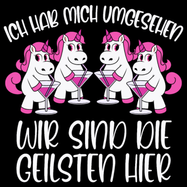 Motiv Mallorca Sprüche Einhorn Party Die Geilsten hier