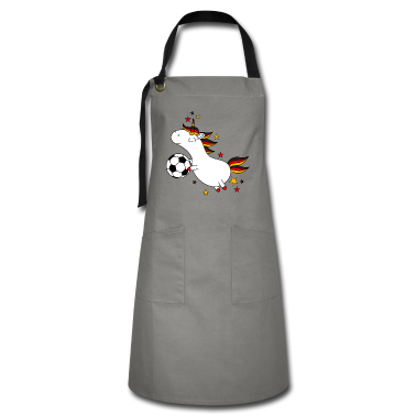 Einhörner Schürze - Deutschland Einhorn Ball Fußball Mädchen lustig