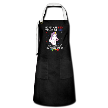 Einhörner Schürze - Einhorn Valentinstag