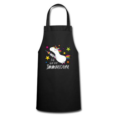 Einhörner Schürze - Geimpft Einhorn Ich bin ein Immunicorn