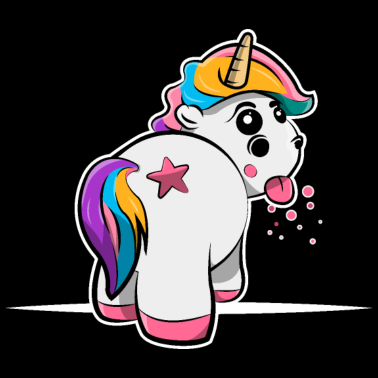 Motiv Magical Unicorn Grumpy