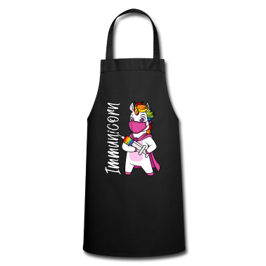 Einhörner Schürze - Geimpft Impfung impfen Immunicorn Spritze