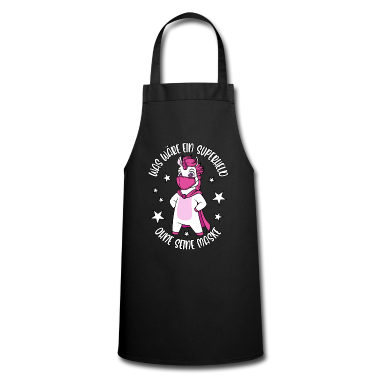 Einhörner Schürze - Einhorn Was wäre ein Superheld ohne seine Maske