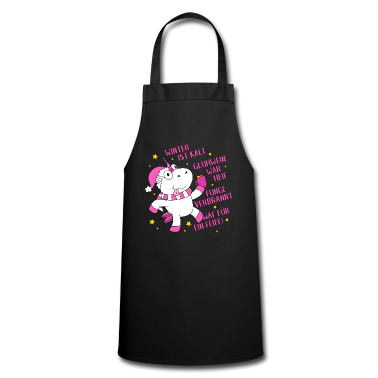 Einhörner Schürze - Glühweinhorn Glühwein Einhorn Zunge Heiß Scheiß