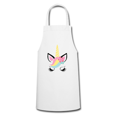 Einhörner Schürze - Einhorn Gesicht - Unicorn Face - Kind - Geschenk