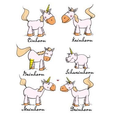 Motiv Einhorn - Keinhorn