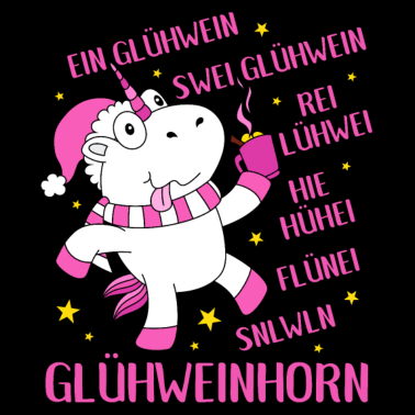 Motiv Glühweinhorn Einhorn Glühwein Sprüche Geschenk