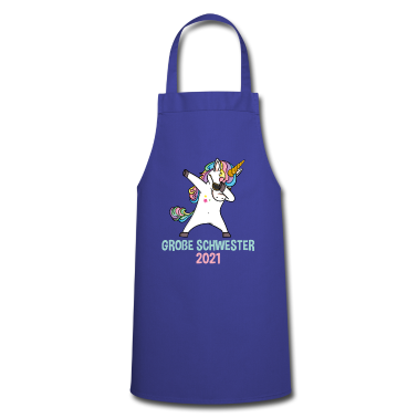 Einhörner Schürze - Große Schwester 2021 Einhorn Geschenk