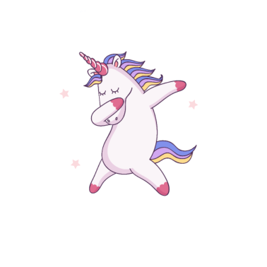 Motiv Dabbing Einhorn Geschenk zur Einschulung