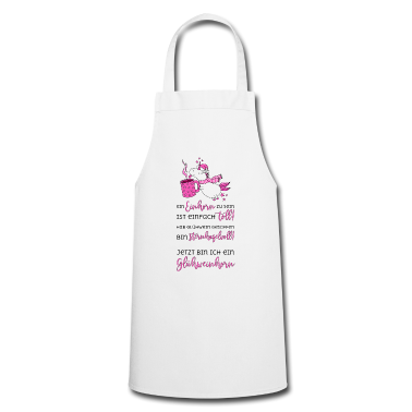Einhörner Schürze - Einhorn Glühweinhorn sternhagelvoll toll Spruch