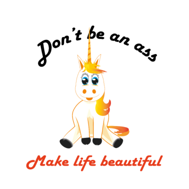 Motiv Einhorn - sei nicht dabei