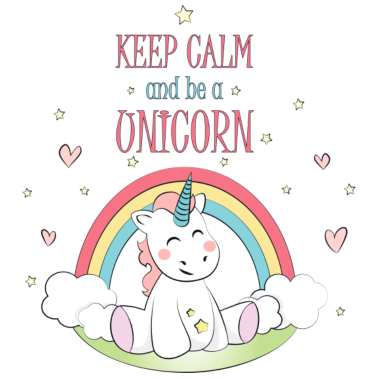 Motiv Keep calm and be a unicorn