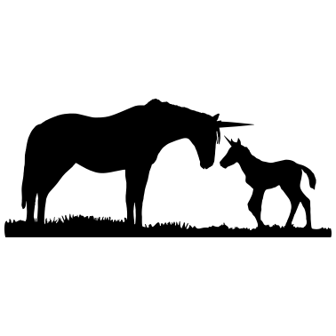 Motiv Einhorn - Einhörner