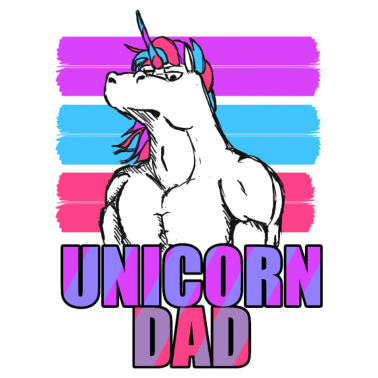 Motiv Einhorn Einhörner Vater