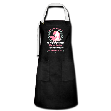Einhörner Schürze - Einhorn Ich bin die Königin der Einhörner