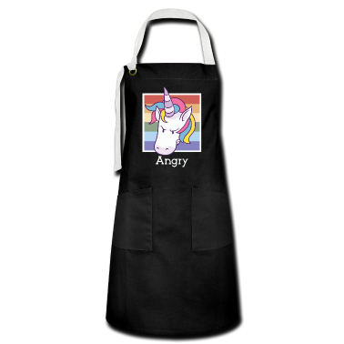 Einhörner Schürze - Wütendes Einhorn Einhörner