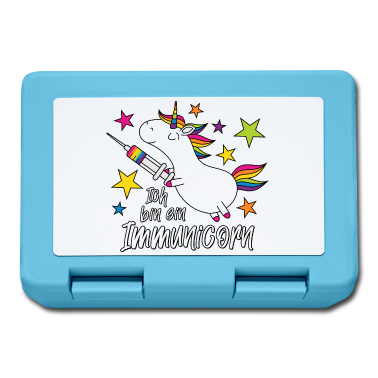Einhörner Brotdose - Geimpft Einhorn Ich bin ein Immunicorn