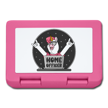 Einhörner Brotdose - Homeofficer Einhorn Home Officer Büro Homeoffice