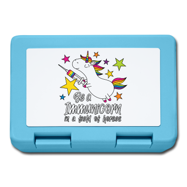 Einhörner Brotdose - Geimpft Einhorn Immunicorn