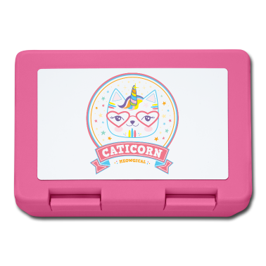 Einhörner Brotdose - Caticorn Comic Katze Einhorn Unicat Geschenk