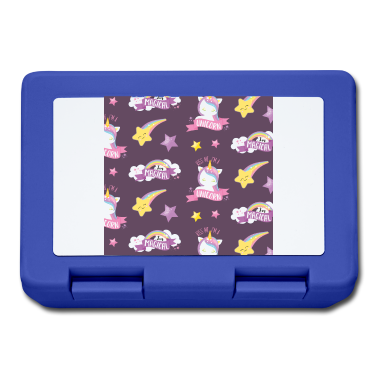 Einhörner Brotdose - Einhorn Hals Gator Küss mich Ich bin ein Einhorn Einhörner