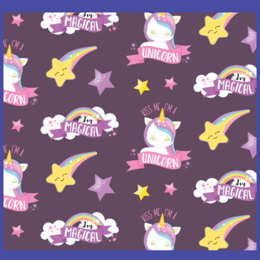 Motiv Einhorn Hals Gator Küss mich Ich bin ein Einhorn Einhörner