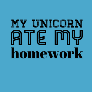 Motiv Es War Mein Einhorn