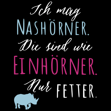 Motiv Nashorn vs. Einhorn