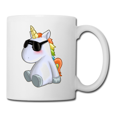 Einhörner Tasse - Einhorn Sonnenanbeter