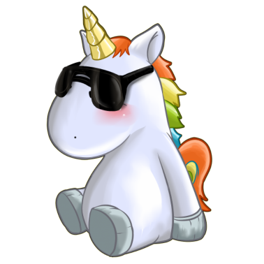 Motiv Einhorn Sonnenanbeter