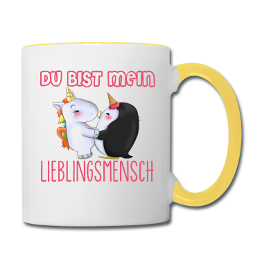 Einhörner Tasse - Einhorn Einhörner Pinguin süß Freundin Geschenk