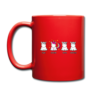 Einhörner Tasse - Erzieherin - das Einhorn in der Berufswelt