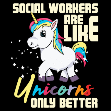 Motiv Sozialarbeiter Sozialpädagoge Einhorn Geschenk