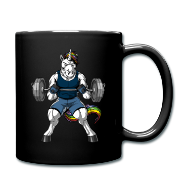 Einhörner Tasse - Einhorn Fitness Gym Workout Übung Bodybuilder