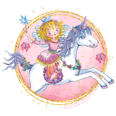 Motiv Prinzessin Lillifee mit Einhorn Rosalie