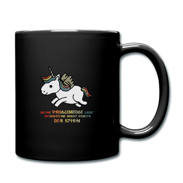 Einhörner Tasse - Kluges süßes Einhorn ohne Problem hinter der Stirn