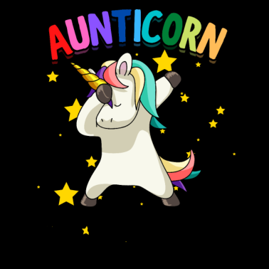 Motiv Aunticorn Tante Dabbendes Einhorn Dabbing Unicorn