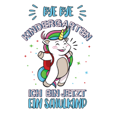 Motiv Einhorn Einschulung