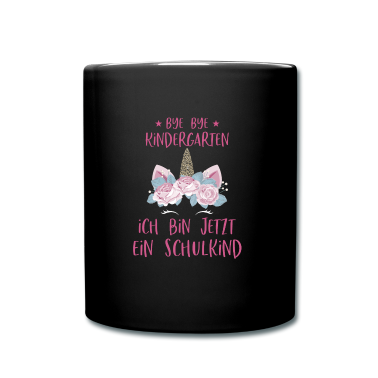 Einhörner Tasse - Bye Kindergarten Schule Einhorn Schulkind Geschenk