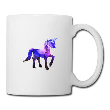 Einhörner Tasse - Einhorn Geometrisch