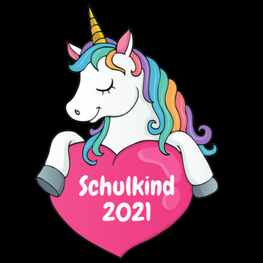 Motiv Einhorn Schulkind 2021