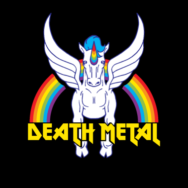 Motiv Death Metal Unicorn Heavy Metal Liebhaber