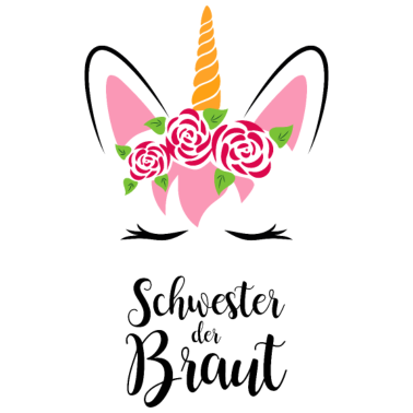 Motiv Einhorn JGA Schwester braut Junggesellenabschied