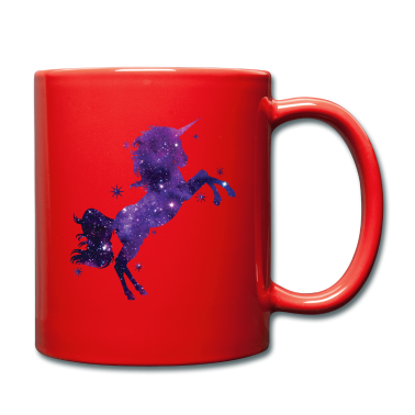 Einhörner Tasse - Einhorn Glitzer Universum