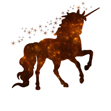 Motiv Mythisches wundervolles glitzer Einhorn